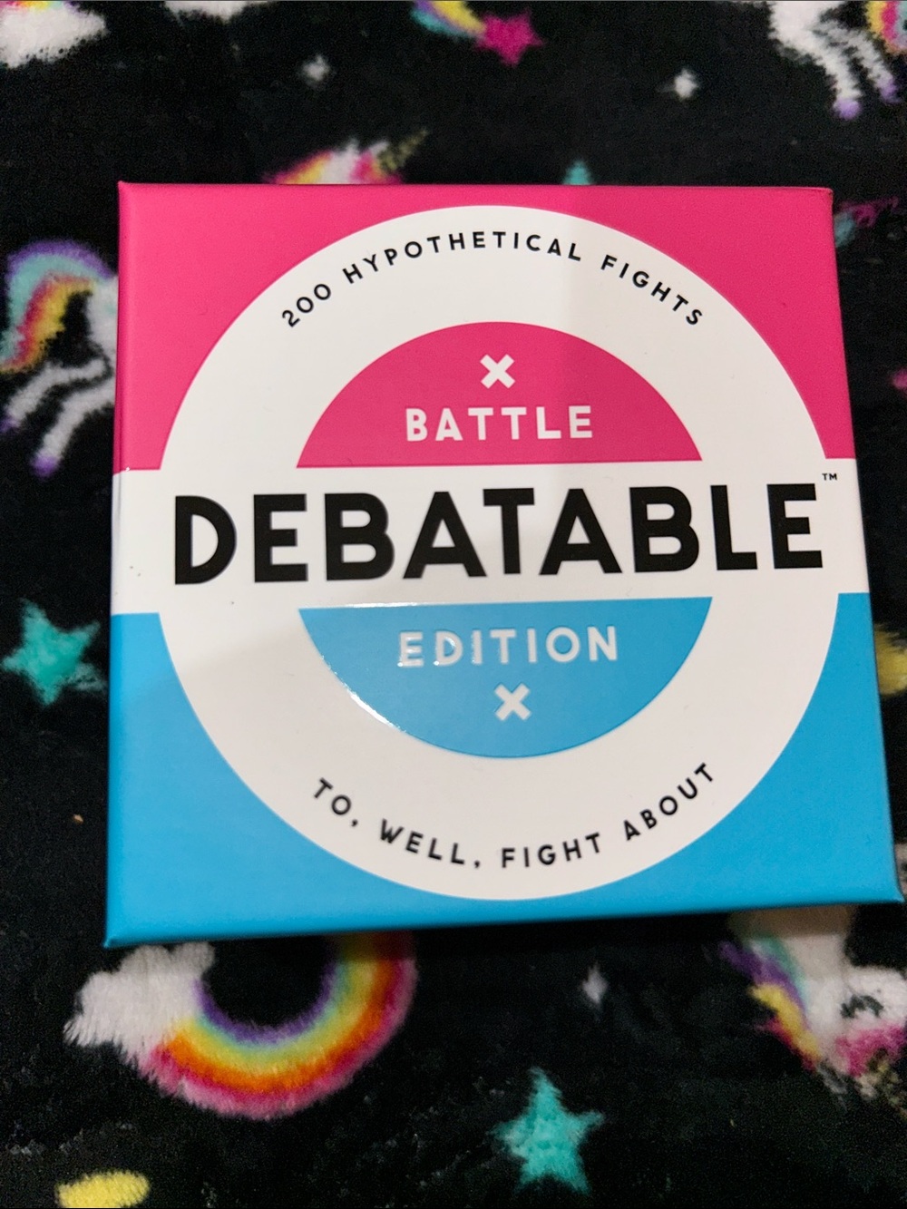 Debatable Battle Edition Card Game - Pink & Blue
